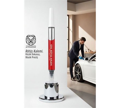 Profesyonel Beyaz Araç Rötüş Kalemi - Kusursuz Çizik Giderme & Parlak Yüzey Yenileyici (5 ml)