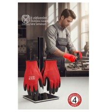 Ultra Dayanıklı Kavrama Teknolojili 4'lü İş Eldiveni Seti - Profesyonel Atölye ve Montaj Serisi