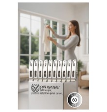 Premium Çelik Mandal Seti - 60'lı Elite Seri, Endüstriyel Mukavemetli Çamaşır Mandalı