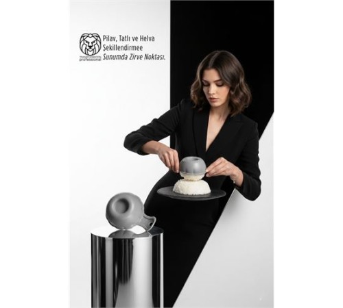 Lüks Sunum Sanatı: Premium Pilav, Tatlı ve Helva Şekillendirme Kalıbı