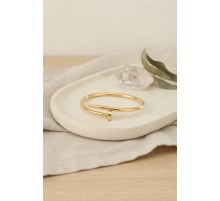 316L Çelik Gold Renk Çivi Model Bileklik