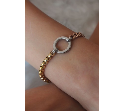Çelik Mix Renk Kadın Bileklik