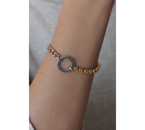 Çelik Mix Renk Kadın Bileklik