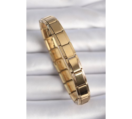 316L Çelik Gold Renk Yazısız Nomination Charm Bileklik
