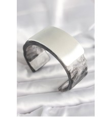 Siyah Mermer Desen Akrilik Plastik Dikdörtgen Plaka Model Vintage Kadın Bilezik