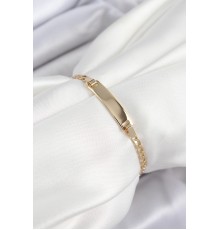 Pirinç Dikdörtgen Model Gold Renk Xuping Bebek Künyesi