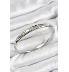 Pirinç Zirkon Taşlı Kutup Yıldızı Model Gümüş Renk Kadın Kelepçe