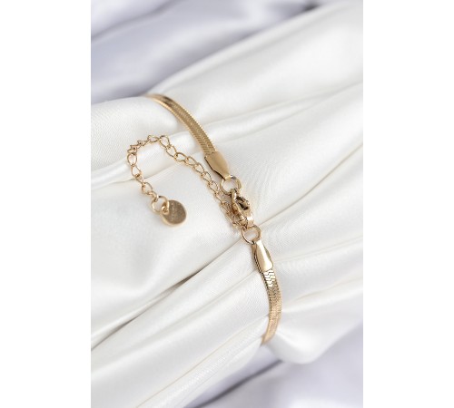 316L Çelik Nazar Boncuk Detaylı Hayat Ağacı Model İtalyan Zincir Gold Renk Kadın Bileklik