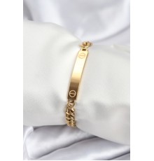 316L Çelik Gold Renk Yazı Yazmaya Uygun Kadın Bileklik