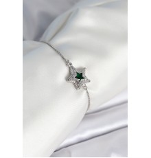 Yıldız Model Asansörlü Gümüş Renk Kadın Bileklik