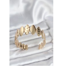 Pirinç Gold Renk Parçalı Model Kadın Bileklik