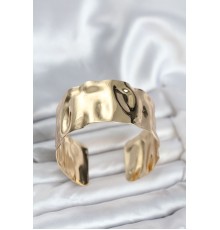 Pirinç Gold Renk Levha Model Kadın Bileklik