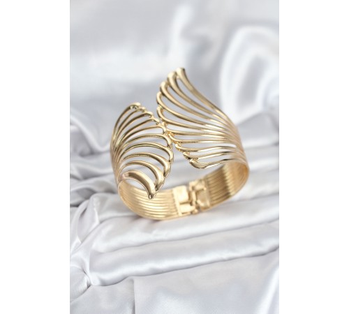 Pirinç Gold Renk Vintage Kadın Bileklik