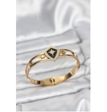 316L Çelik Gold Renk Kutup Yıldızı Kelepçe Bileklik