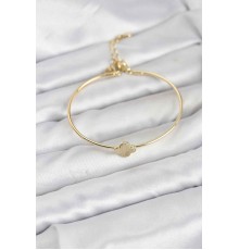 Yonca Model Gold Renk Kadın Bileklik