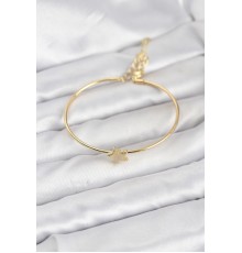 Yıldız Model Gold Renk Kadın Bileklik