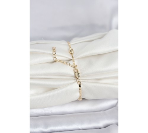 CM 14K Gold Renk Damla Topçuk Model Kadın Bileklik