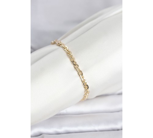 CM 14K Gold Renk Zincir Model Kadın Bileklik