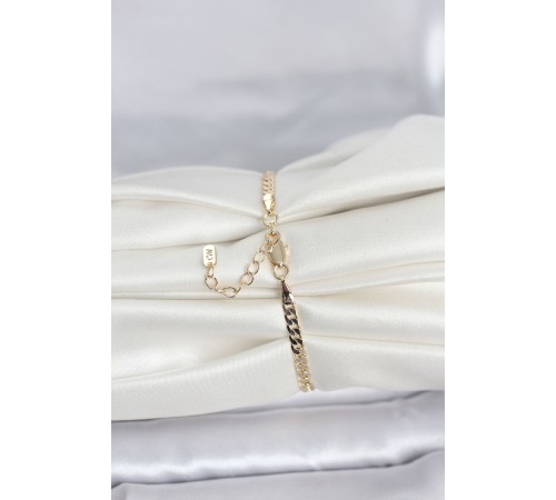 CM 14K Gold Renk Zincirli Model Kadın Bileklik