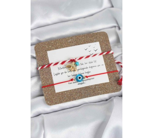 Marteniçka Bileklik 2'li Nazar ve Kırlangıç Model