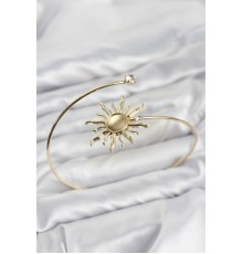 Pazu Bileklik Gold Renk Pirinç Güneş Model
