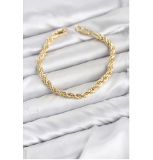 CM Burgu Model Gold Renk Pirinç Kadın Bileklik