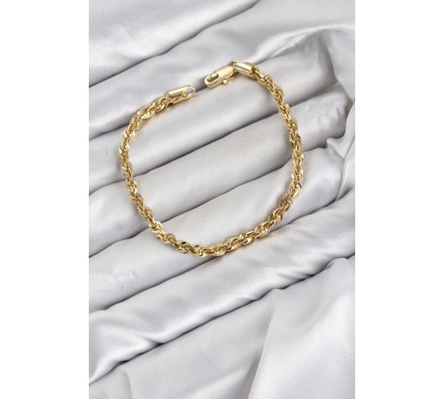 CM Singapur Model Zincir Gold Renk Kadın Bileklik