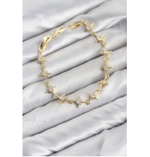 CM Kutup Yıldızı Model Gold Renk Zirkon Taşlı Kadın Bileklik