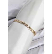 CM Model Zirkon Taşlı VIP Seri Gold Renk Pirinç Kadın Bileklik