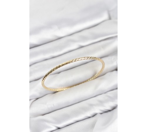 CM Gold Renk Lazer Kesim Model 65 mm Bilezik