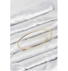 CM Gold Renk Simli Model 65 mm Bilezik