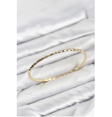 CM Gold Renk Lazer Kesim 65 mm Bilezik