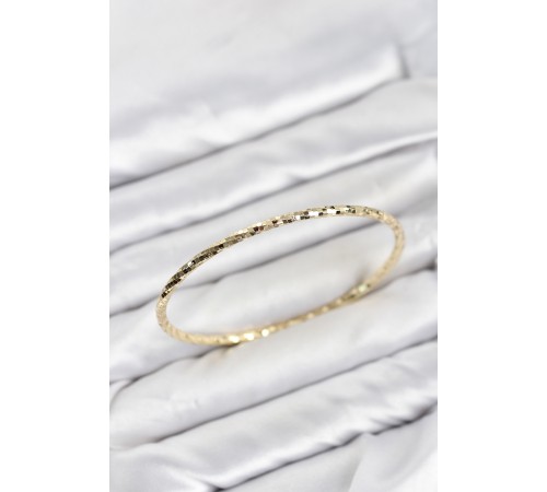 CM Gold Renk Lazer Kesim 65 mm Bilezik