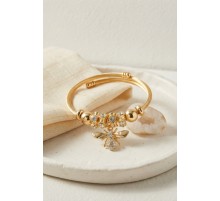 Arı Model Gold Renk Charm Bileklik