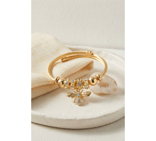 Arı Model Gold Renk Charm Bileklik