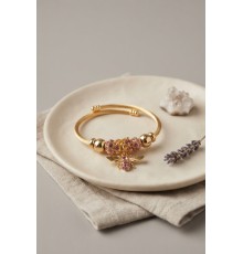 Pembe Arı Model Gold Renk Charm Bileklik