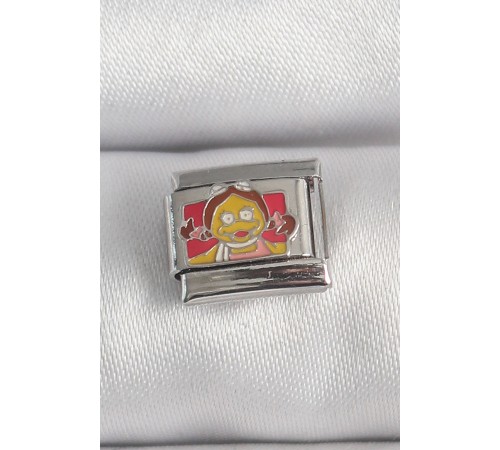 316L Çelik Gümüş Renk Renkli Çocuk İşlemeli Nomination Charm