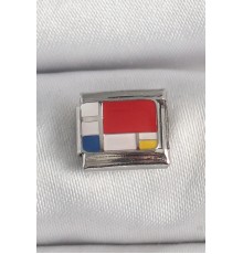 316L Çelik Gümüş Renk Karışık Renk Portre Model Nomination Charm