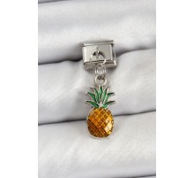 316L Çelik Sallantılı Ananas Model Gümüş Renk Nomination Charm