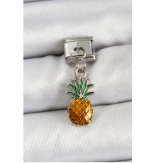 316L Çelik Sallantılı Ananas Model Gümüş Renk Nomination Charm