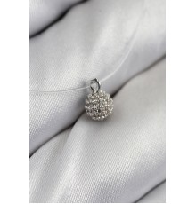 Misineli Topcuk Model Gümüş Renk Hayalet Kolye