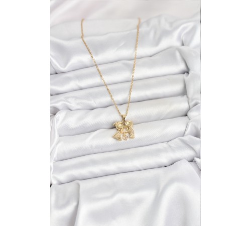 316L Çelik Zincir Gold Renk Erkek Kız Model Kadın Kolye