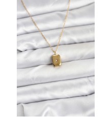 316L Çelik Zincir Gold Renk Minimal Kutup Yıldızı Model Kadın Kolye