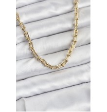 Gold Renk Pirinç Tifani Model Kadın Kolye