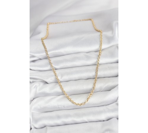 CM Gold Renk Pirinç Halkalı Model Kadın Kolye