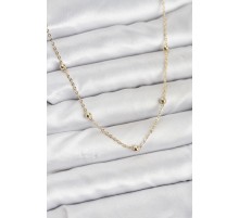 CM Gold Renk Top Zincirli Kadın Kolye