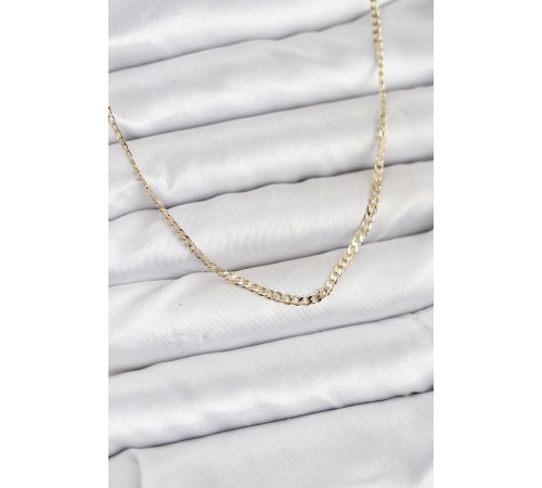 CM 14K Gold Renk Pirinç Zincir Model Kadın Kolye