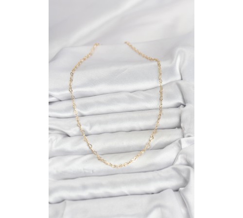 CM 14K Gold Renk Kalp Zincirli Kadın Kolye