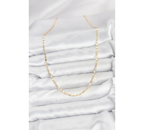 CM 14K Gold Renk Lazer İnce Zincirli Kadın Kolye