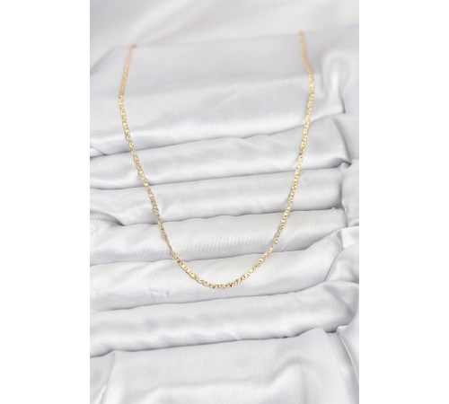 CM 14K Gold Renk Pirinç Lazer Model 60 cm Kadın Kolye